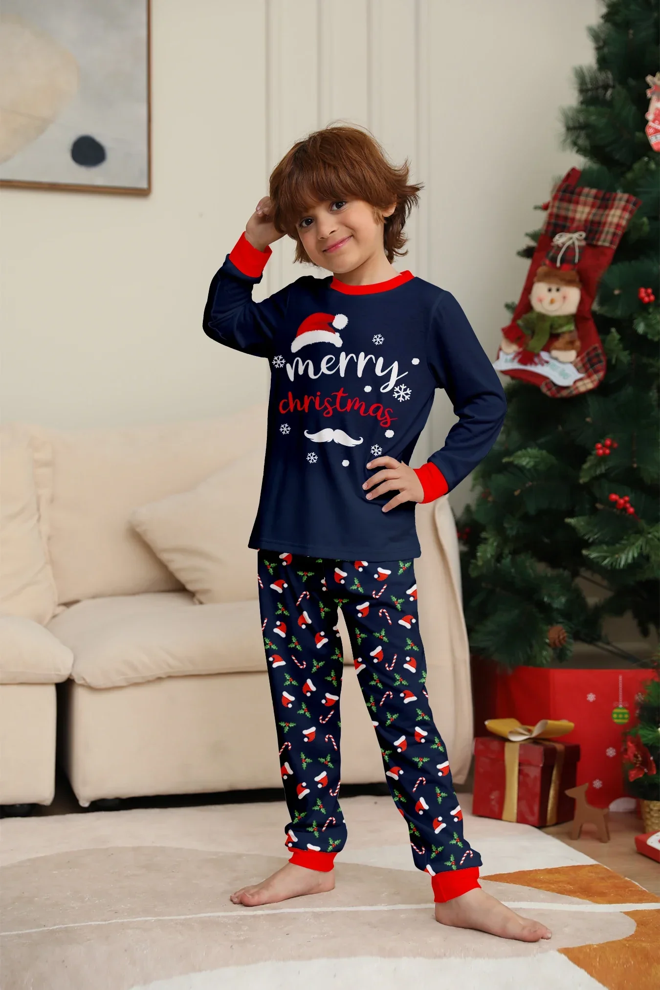 Matching Family Merry Christmas Pyjamas Set - Image 4