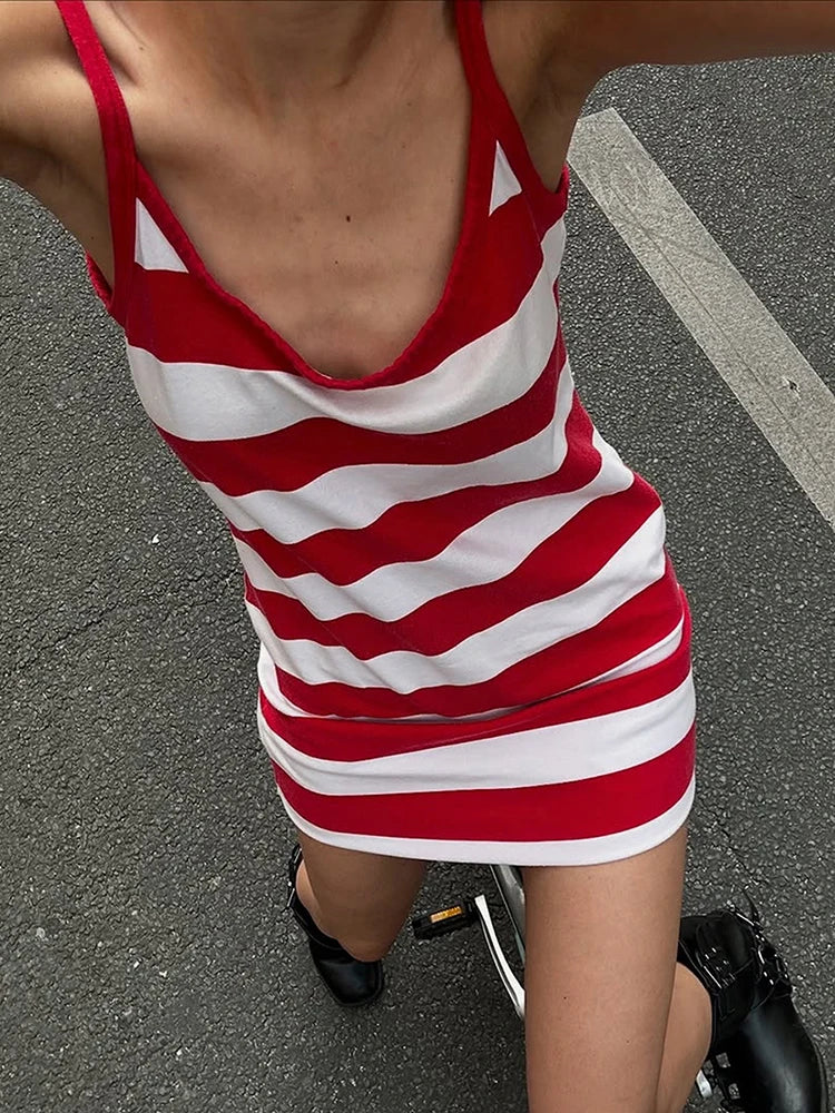 Striped Mini Dress – Casual Summer City Dress for Women - Image 5