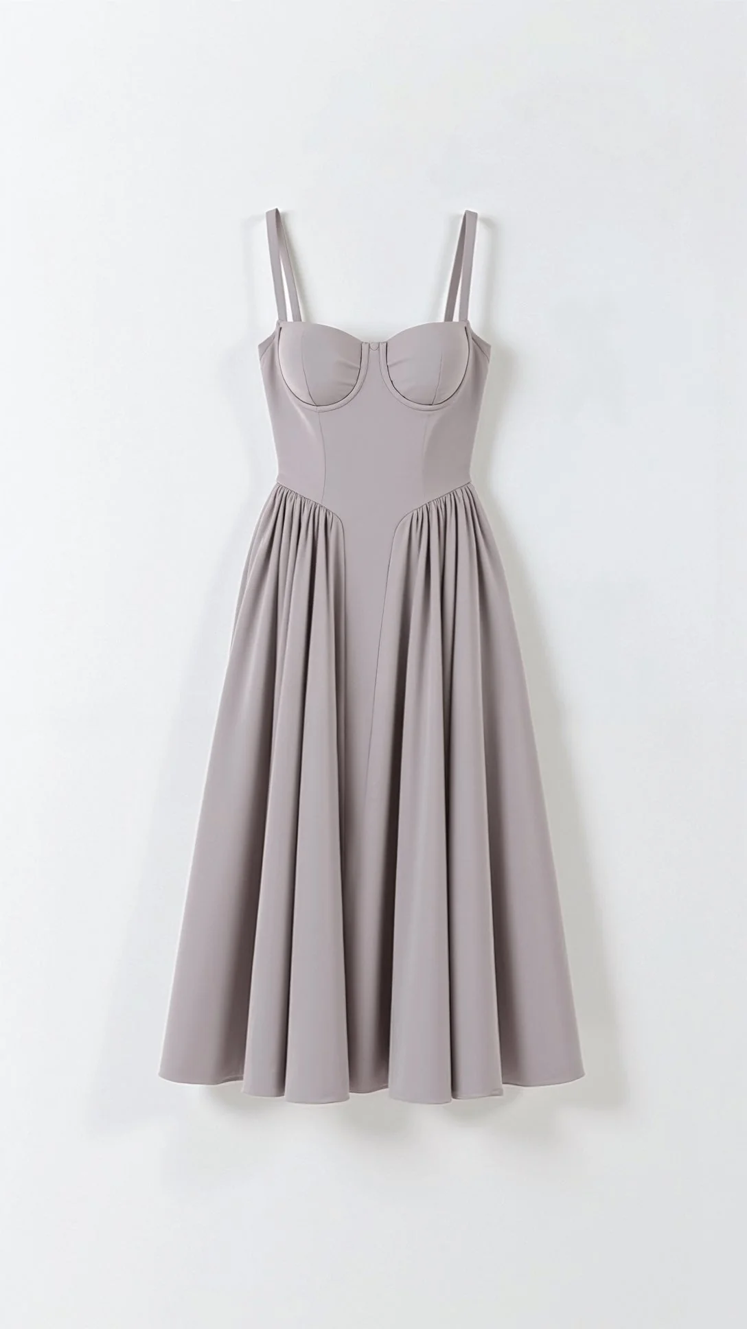 Odette Cute Corset Cocktail Midi Dress - Image 5