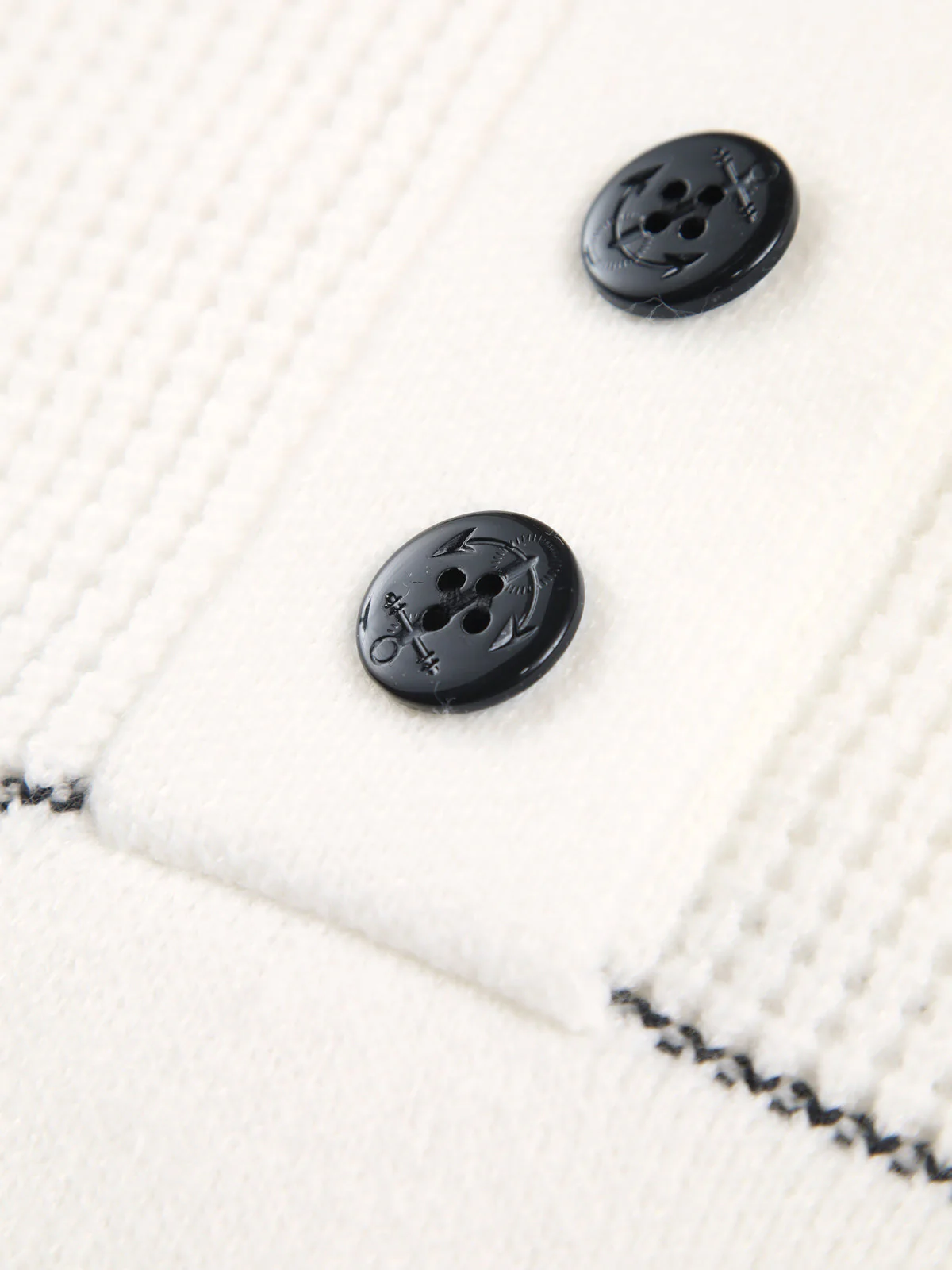 Button Collar Knit Pullover - Image 6
