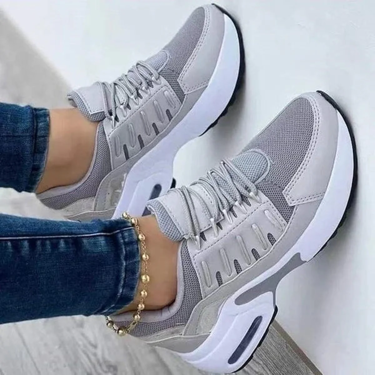 Women's Comfort Training Sneakers Shoes For Wide Feet