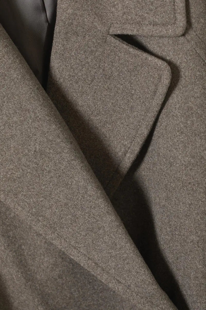 Women's Oversized Long Wool Coat - Image 4