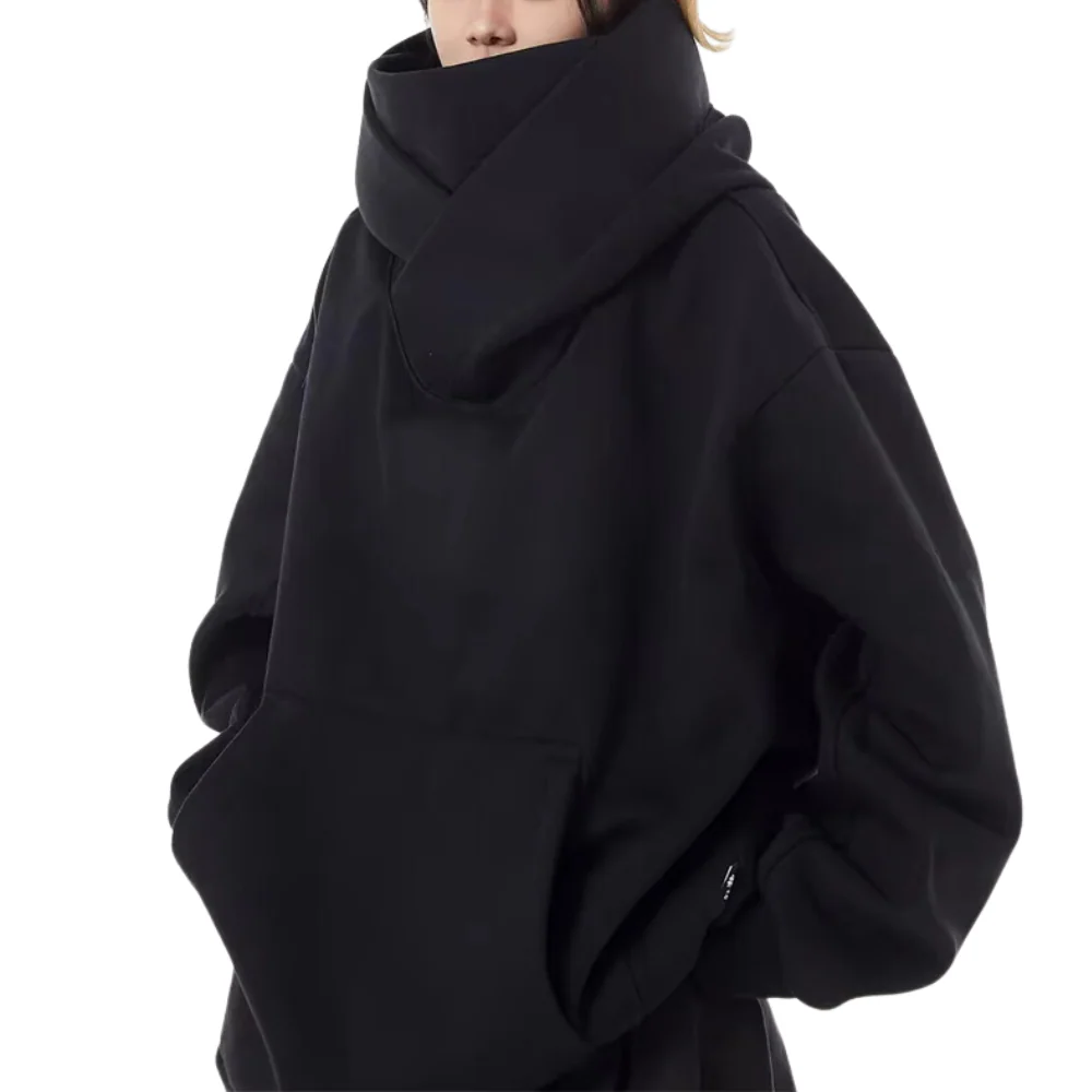 Oversized Women's turtleneck sweatshirt - Image 4