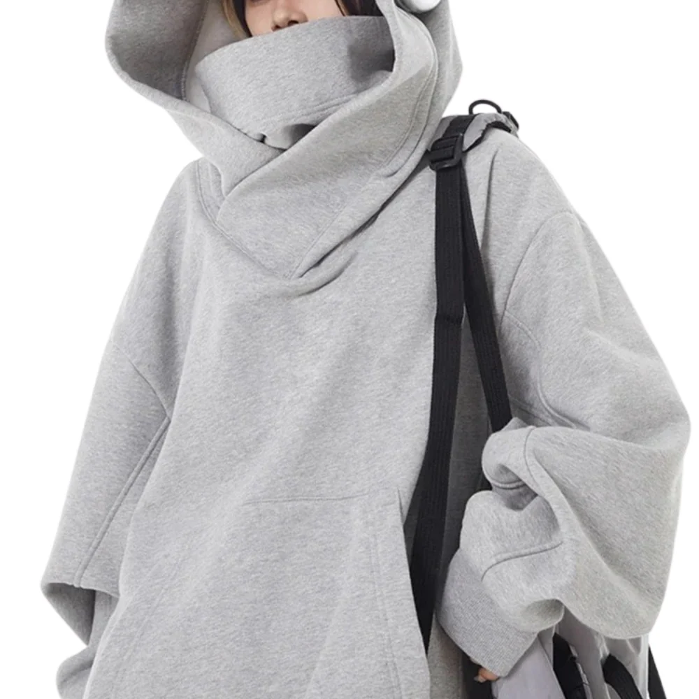 Oversized Women's turtleneck sweatshirt - Image 5