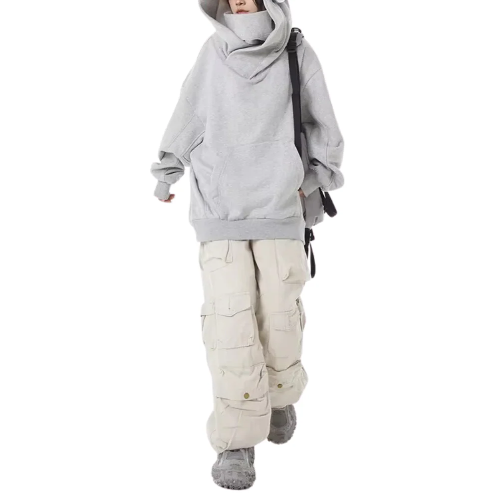 Oversized Women's turtleneck sweatshirt - Image 7