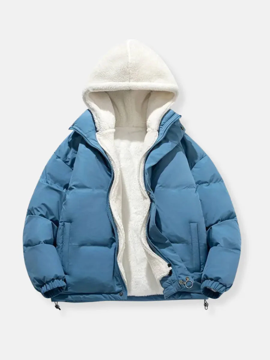 Women's Padded Winter Jacket with Fleece Lining - Image 11