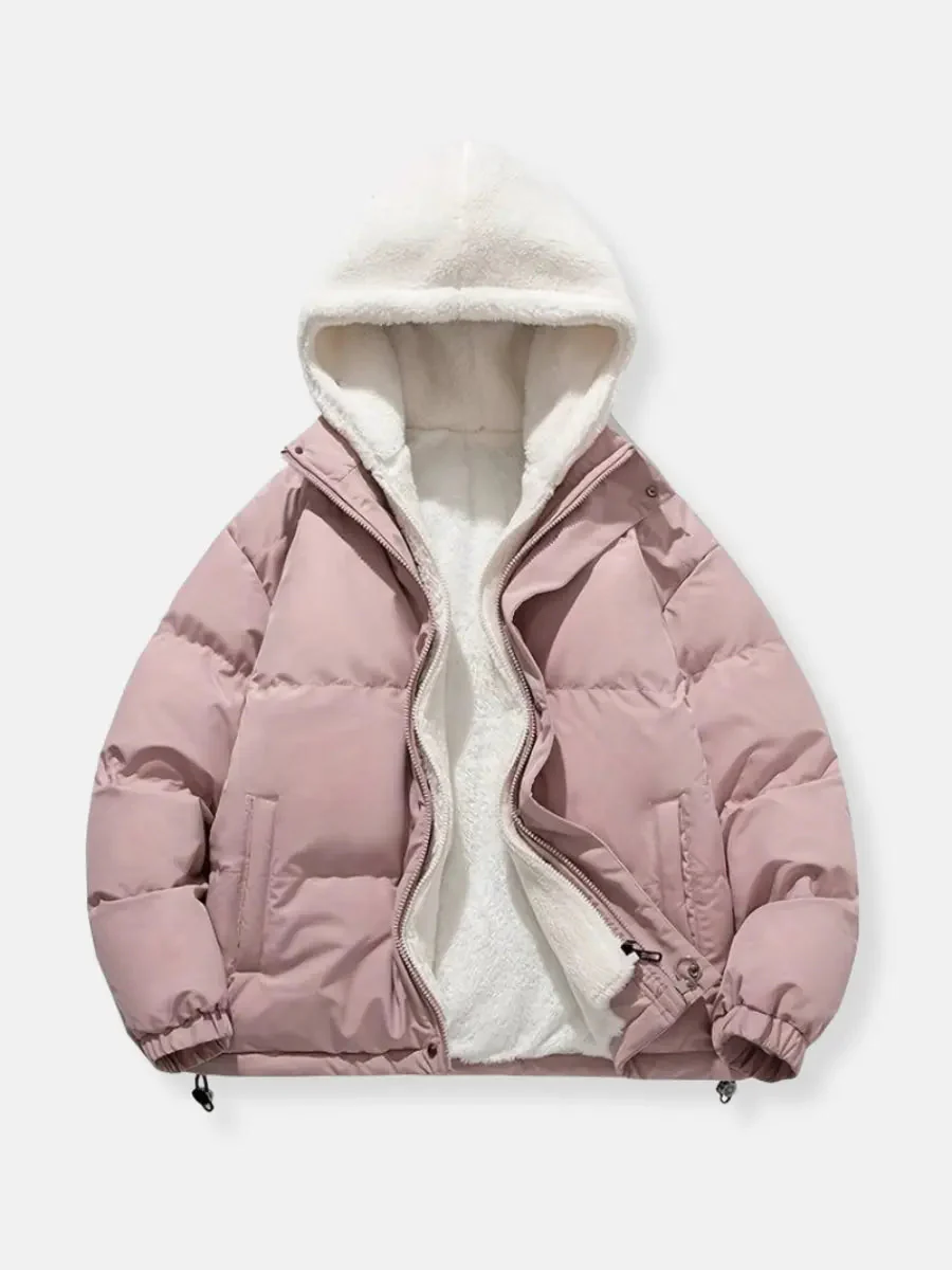 Women's Padded Winter Jacket with Fleece Lining - Image 6