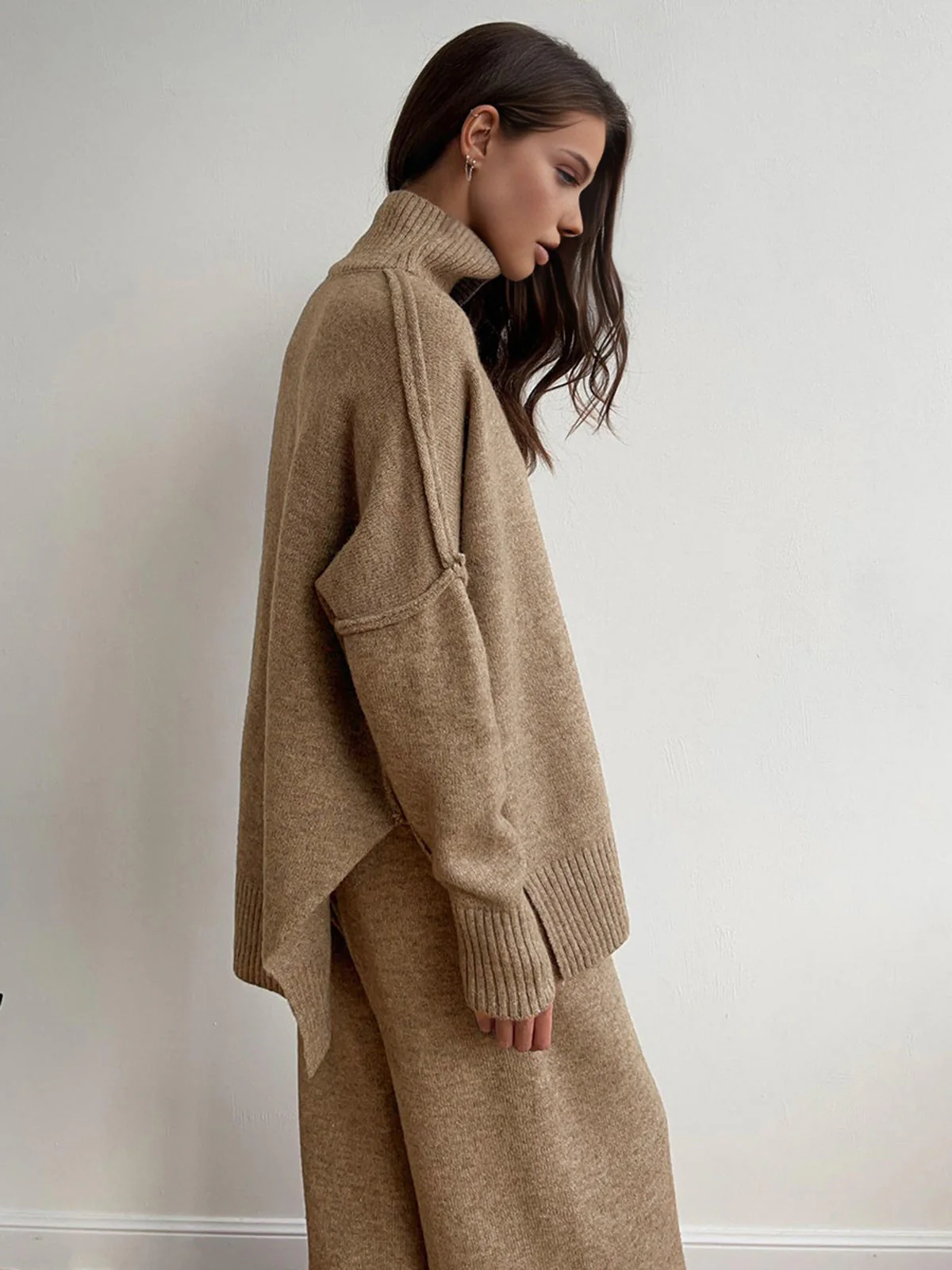 Soft Knit Turtleneck Lounge Set - Image 2