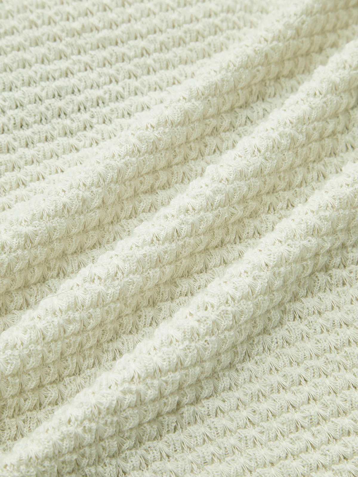 Waffle Knit Long Sleeve Top - Image 7