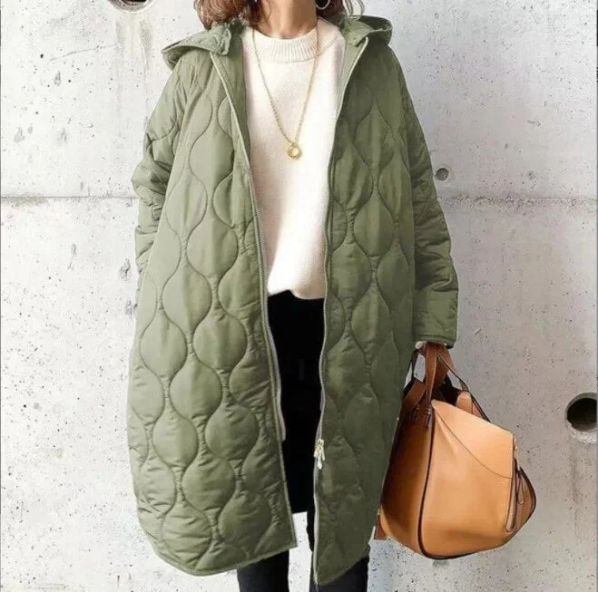 Women's Quilted Padded Oversized Jacket - Image 2