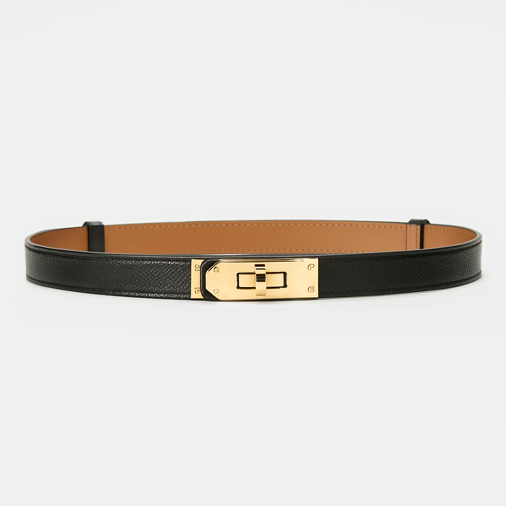 Gold Twist Closure Waist Belt - Image 3