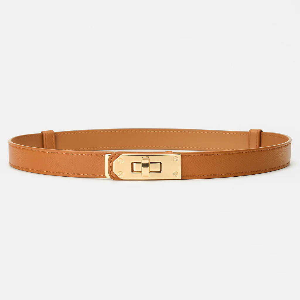 Gold Twist Closure Waist Belt - Image 5