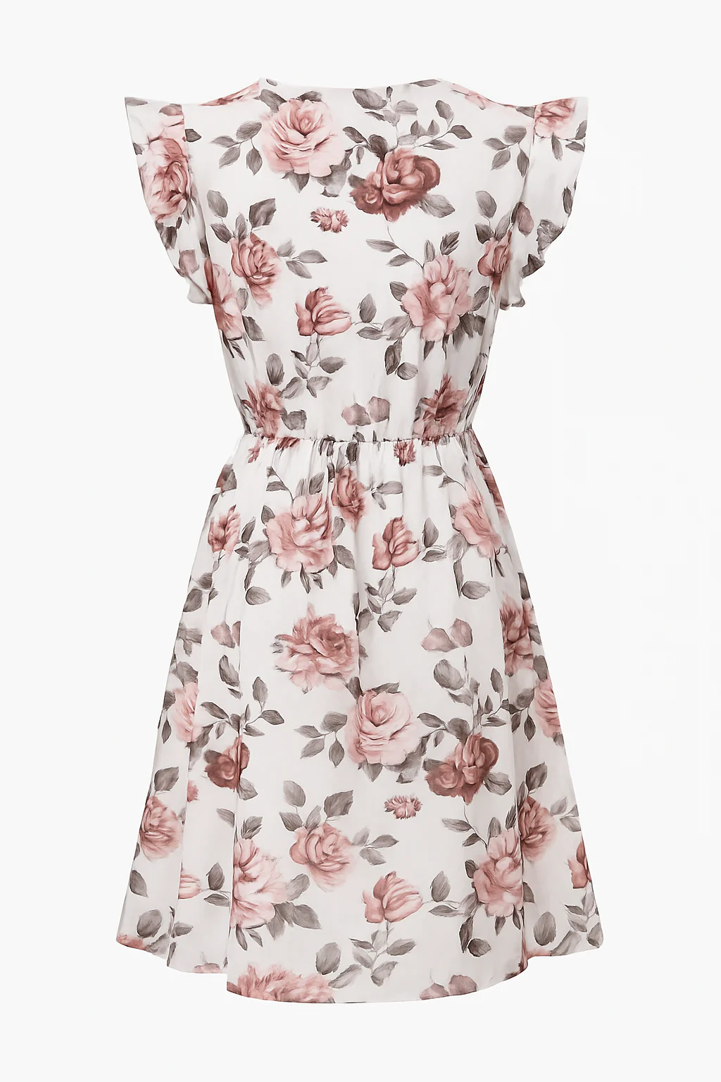Ruffled chiffon Work midi dress - Image 4