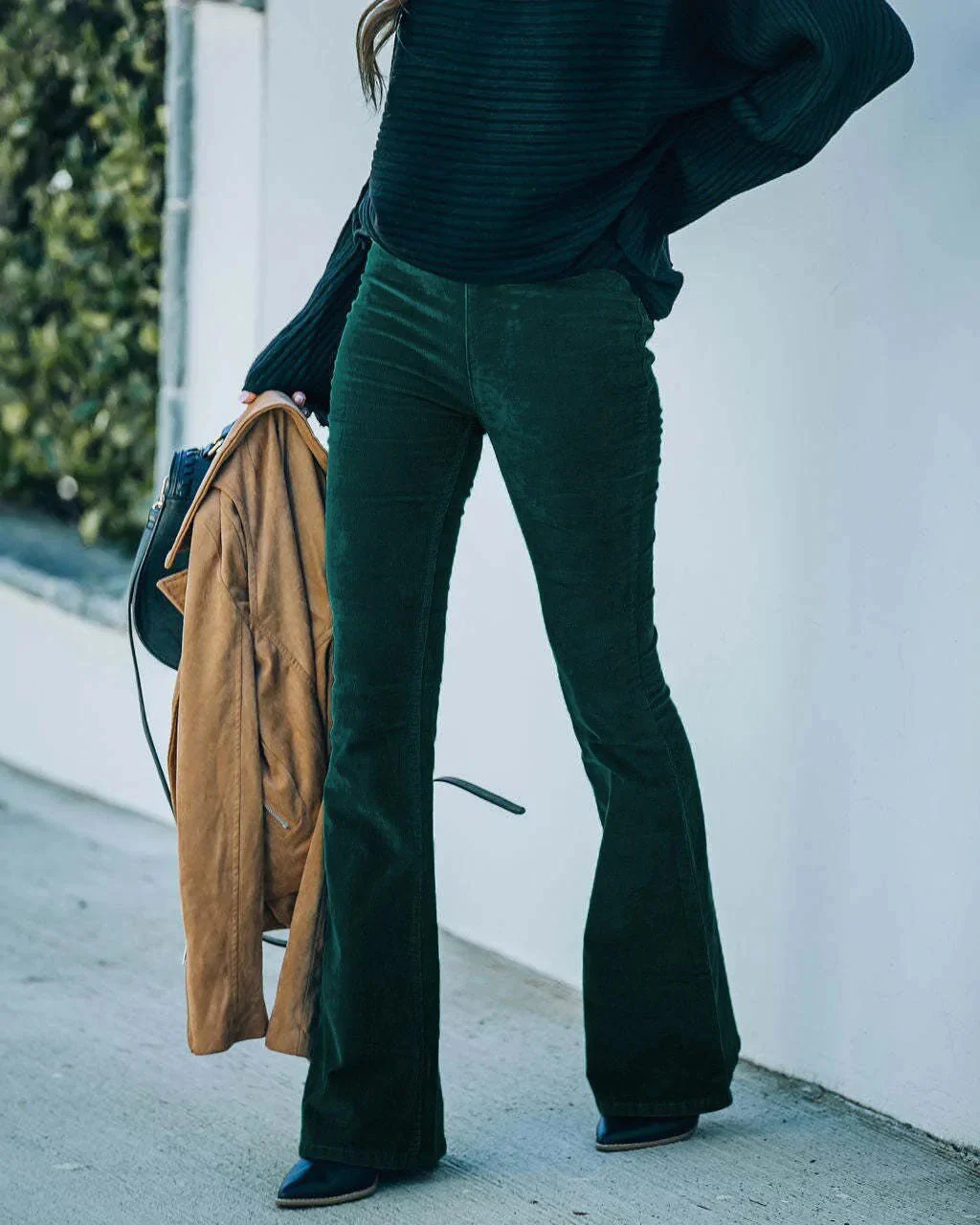 High Waist Flared Pants - Image 8