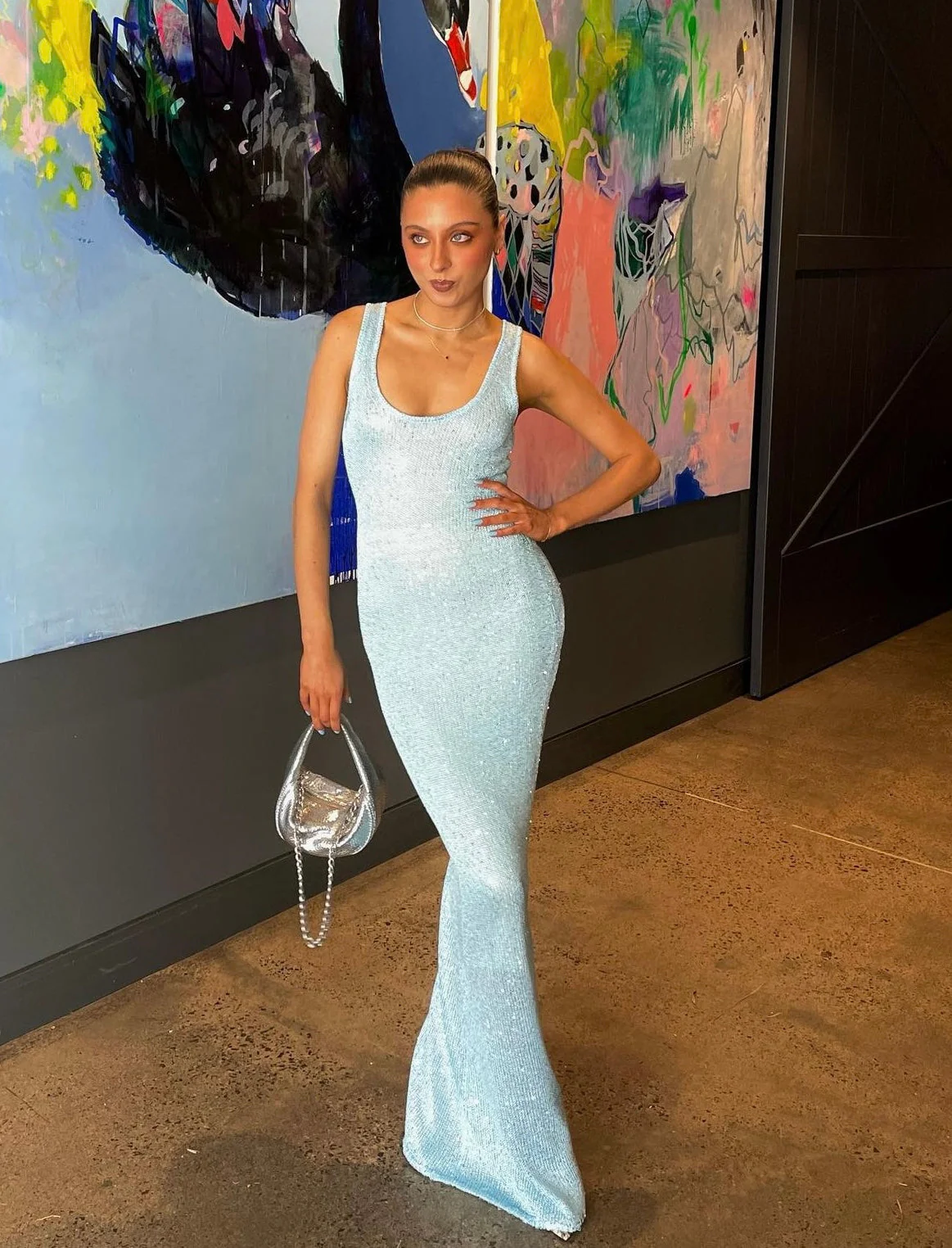 Skye Sequined Summer Party Maxi Dress - Image 2