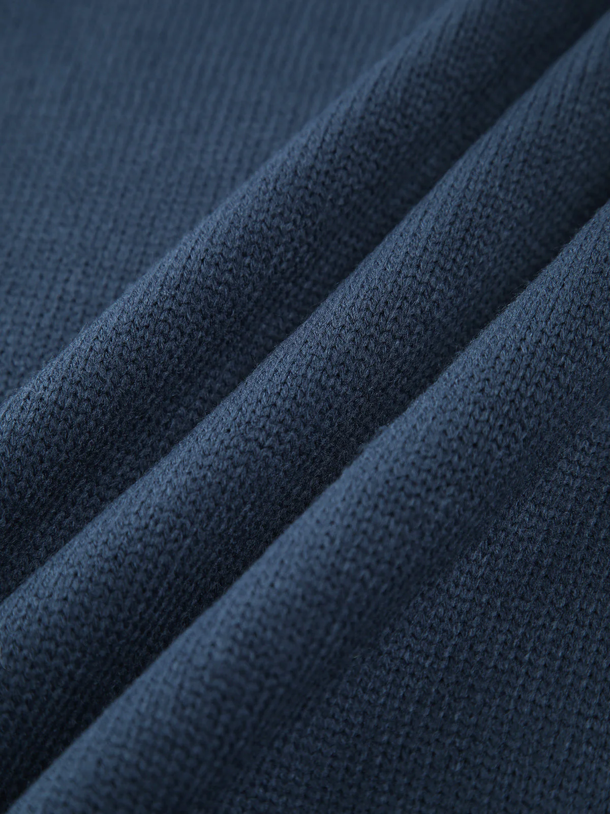 Ribbed Mock Neck Knit Sweater - Image 4
