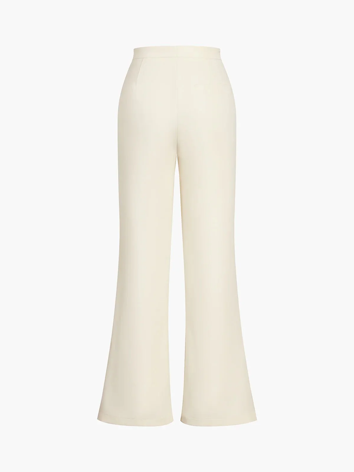 Elegant Strapless Tube Top With Wide Pants Set - Image 9