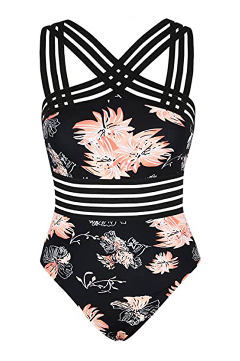 Crossed Strappy Monokini Swimsuit - Image 11