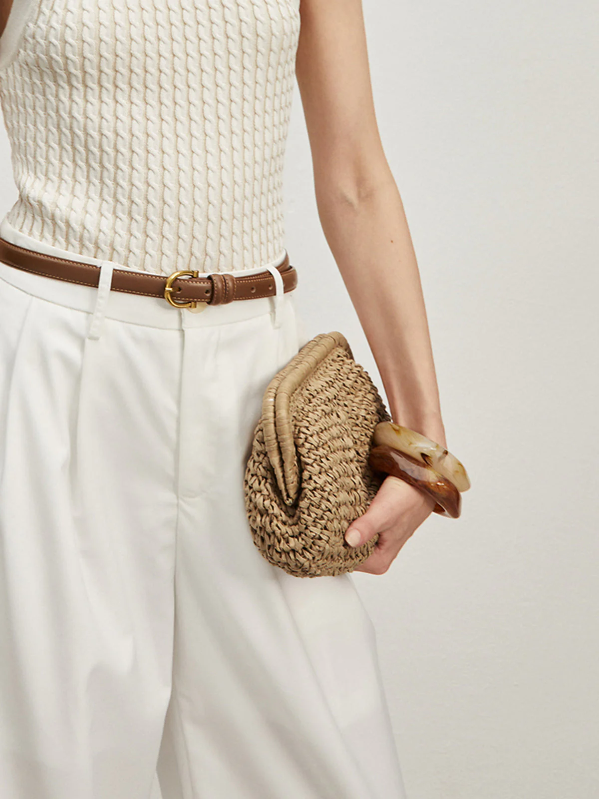 Straw Clutch Bag - Image 3
