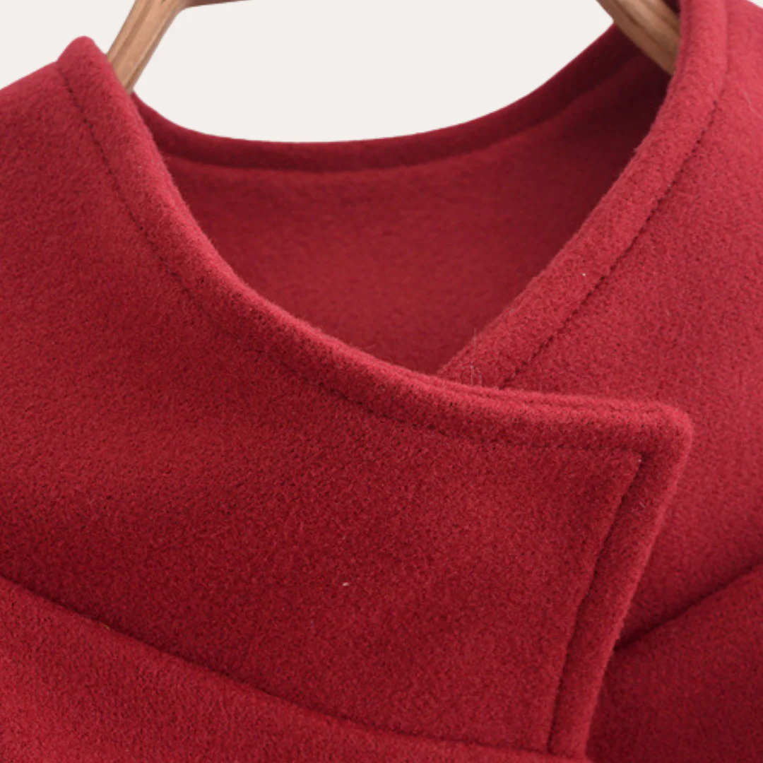 Stylish Wool Cape Coat for Women - Image 5