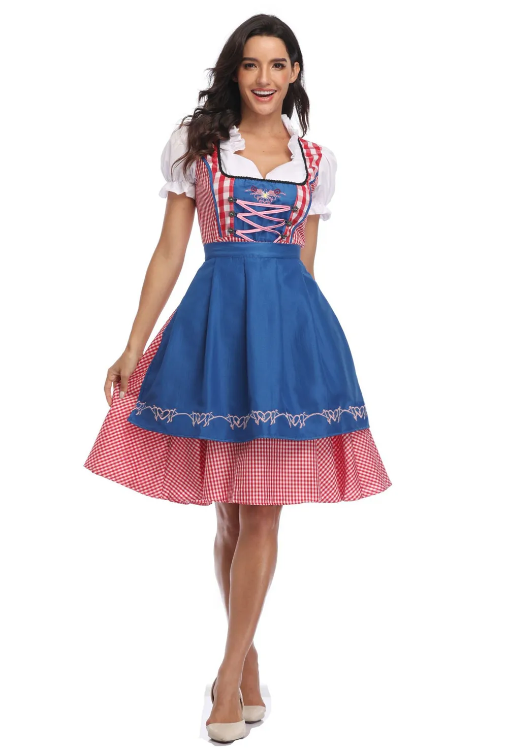 Women's Traditional Oktoberfest Dress Costume - Image 11