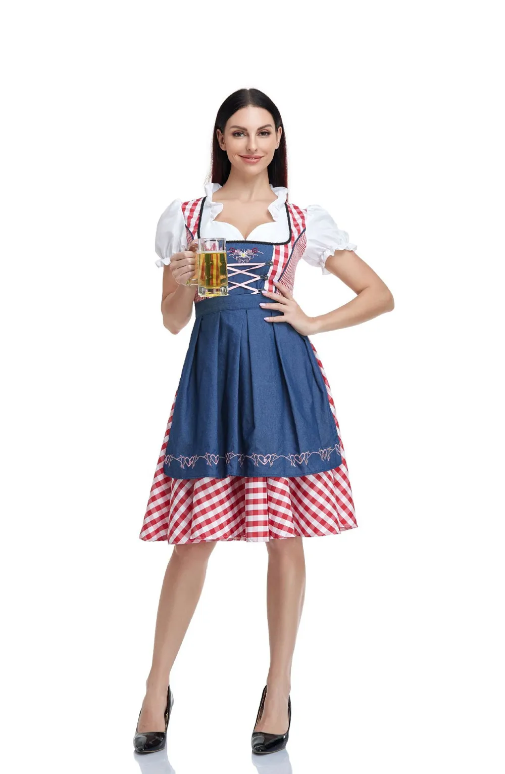 Women's Traditional Oktoberfest Dress Costume - Image 12