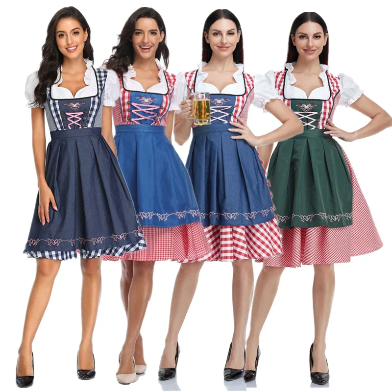 Women's Traditional Oktoberfest Dress Costume - Image 2