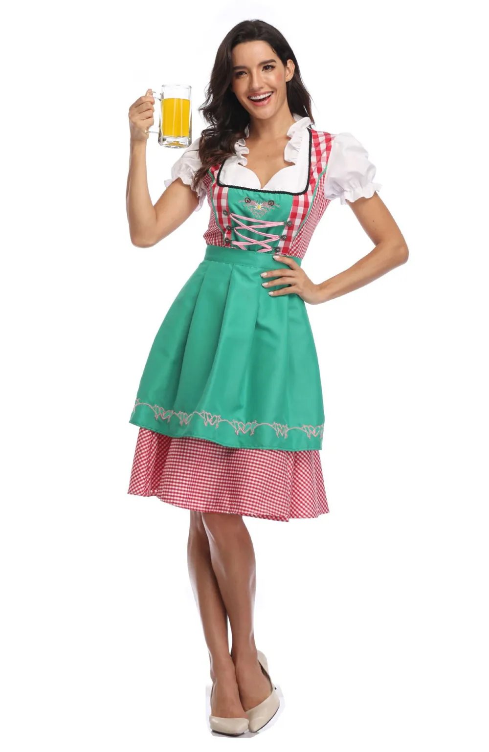 Women's Traditional Oktoberfest Dress Costume - Image 8