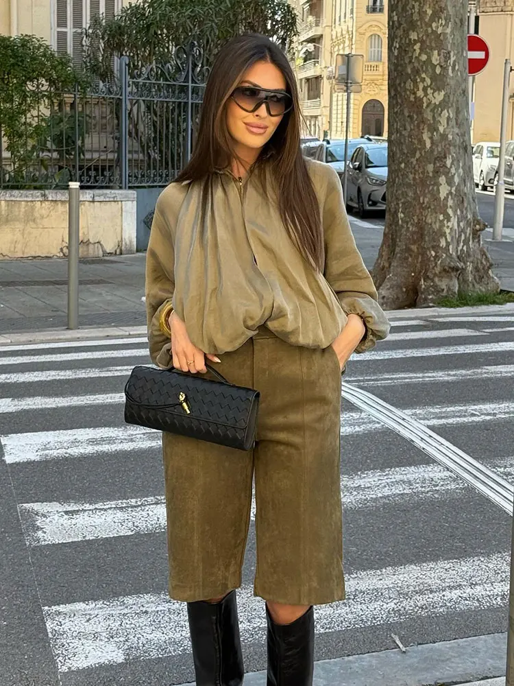 Vintage Loose Bomber Jacket - Image 5