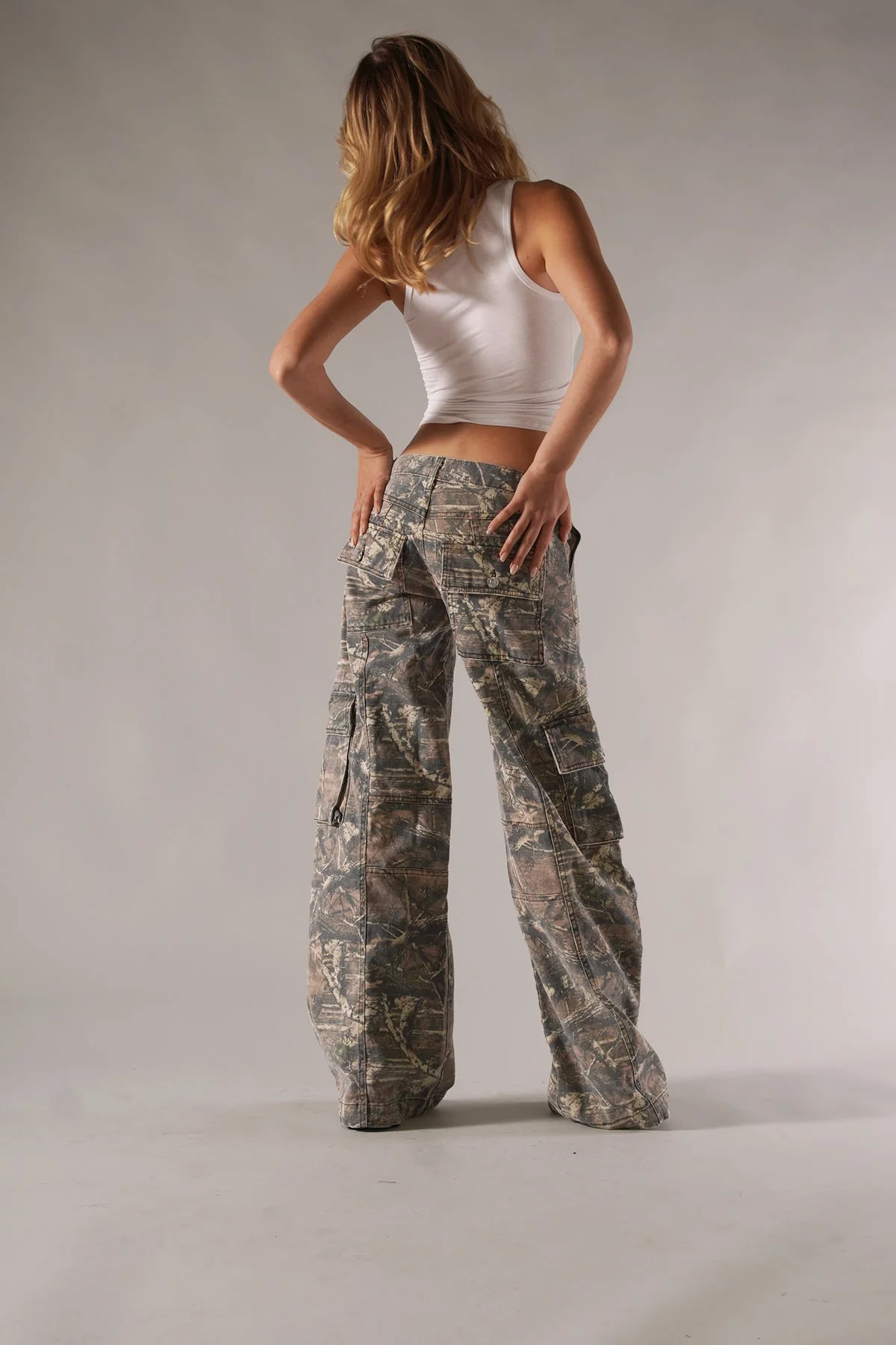Camo Cargo Pants with Utility Pockets - Image 6