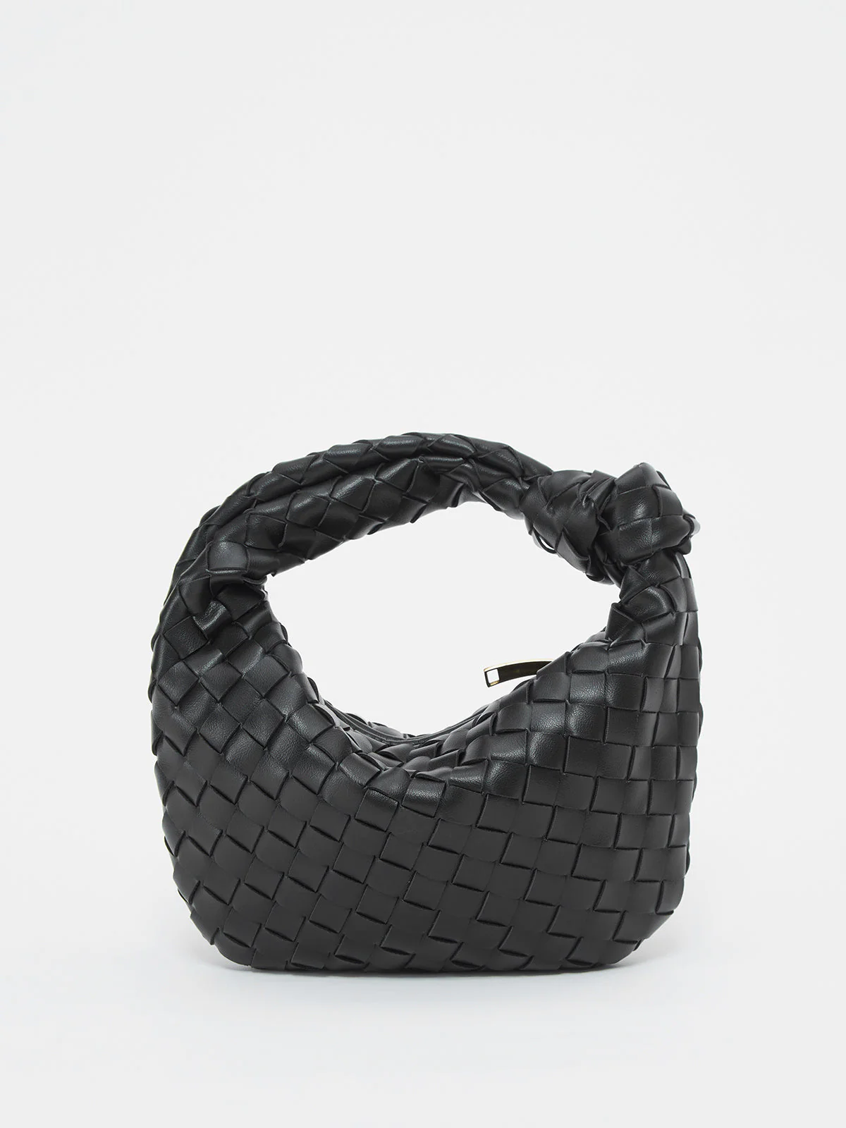 Braided Knot Handle Shoulder Bag - Image 2