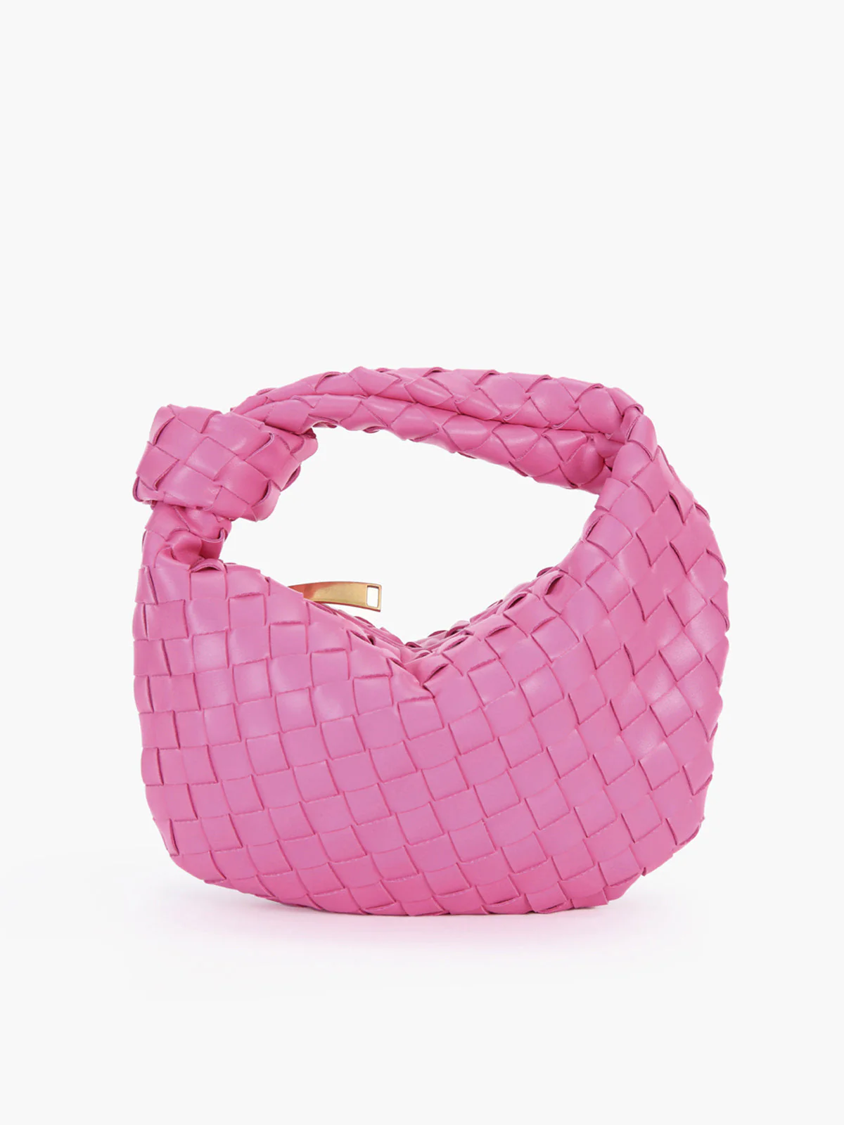 Braided Knot Handle Shoulder Bag - Image 8