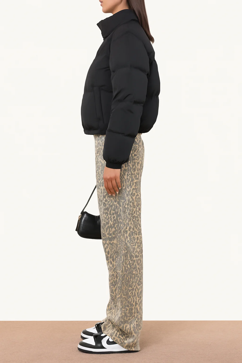 Vintage Century Leopard Print Jeans - Image 3