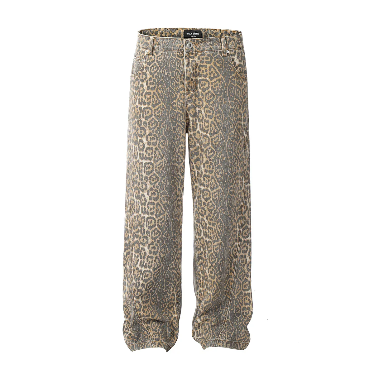 Vintage Century Leopard Print Jeans - Image 8