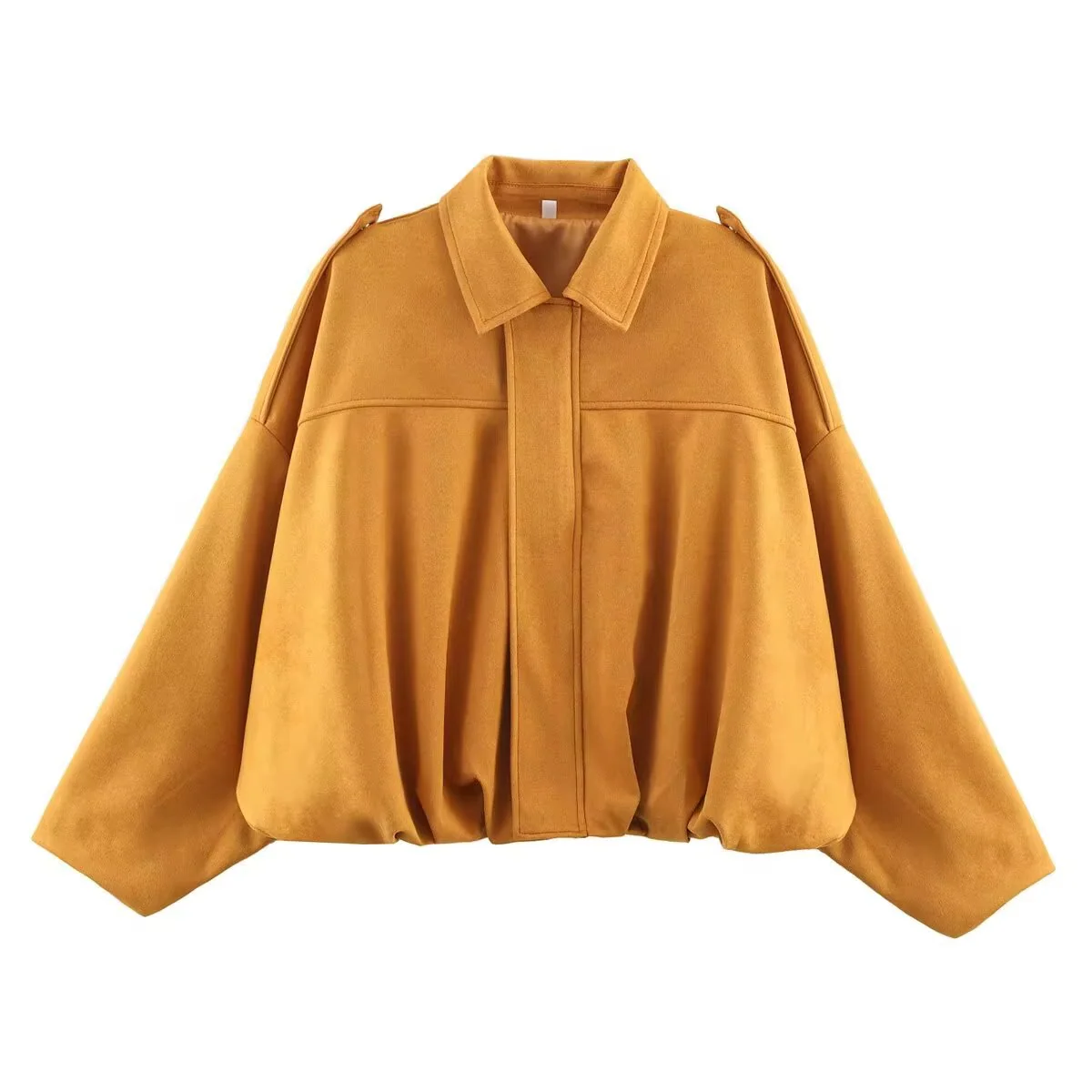 Women's Vintage Oversized Bomber Jacket - Image 11