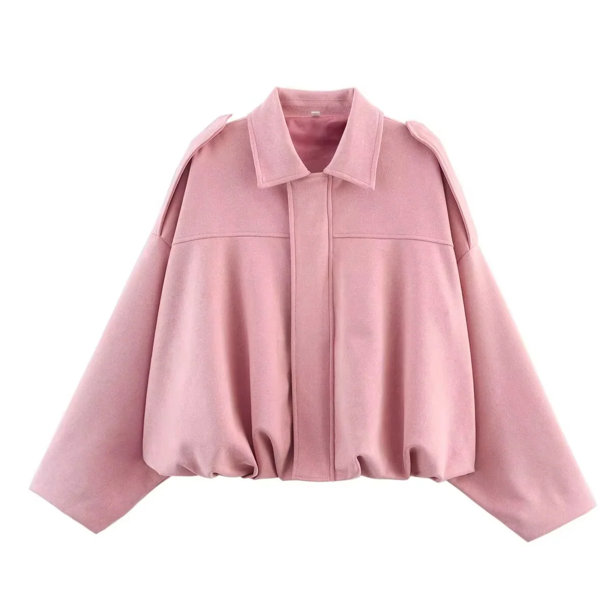 Women's Vintage Oversized Bomber Jacket - Image 12