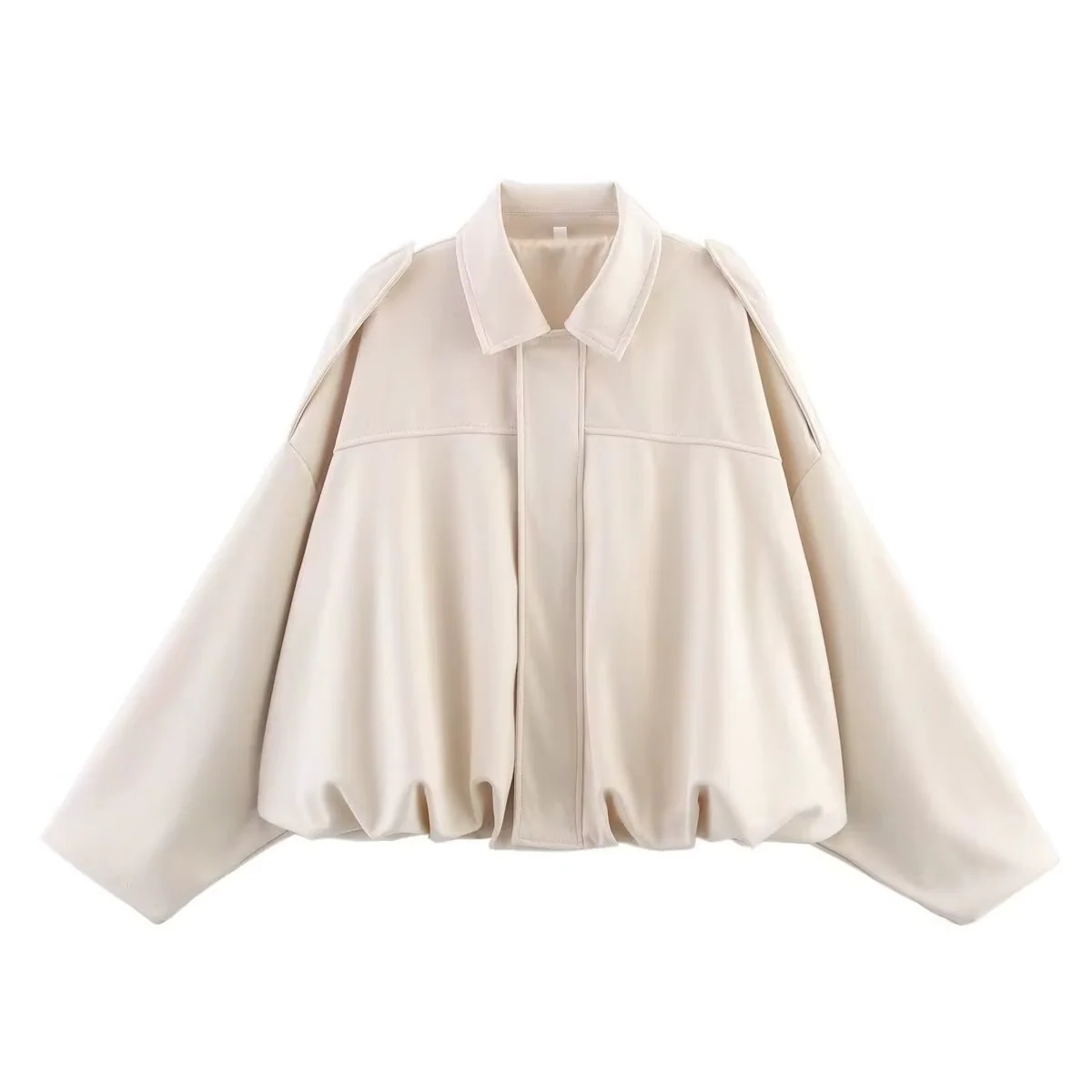 Women's Vintage Oversized Bomber Jacket - Image 13