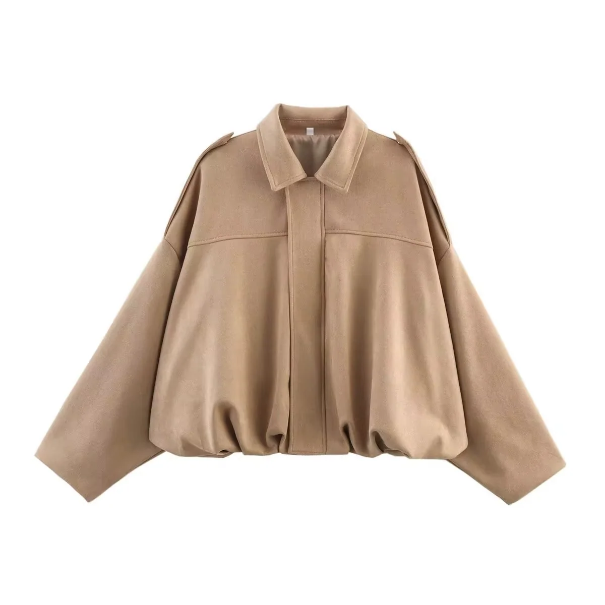Women's Vintage Oversized Bomber Jacket - Image 8