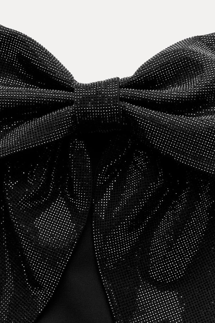 Sparkled Bow Crop Top - Image 5