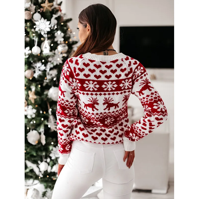 Women's Winter Cute Christmas Sweater - Image 4