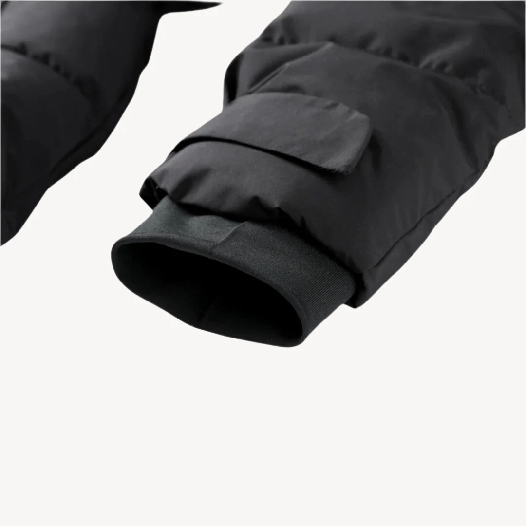 Women’s Black Belted Puffer Jacket - Image 5