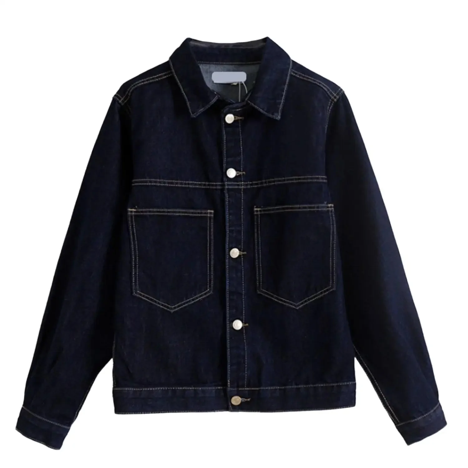Women’s Classic Denim Jacket with Structured Fit and Utility Chest Pockets - Image 5