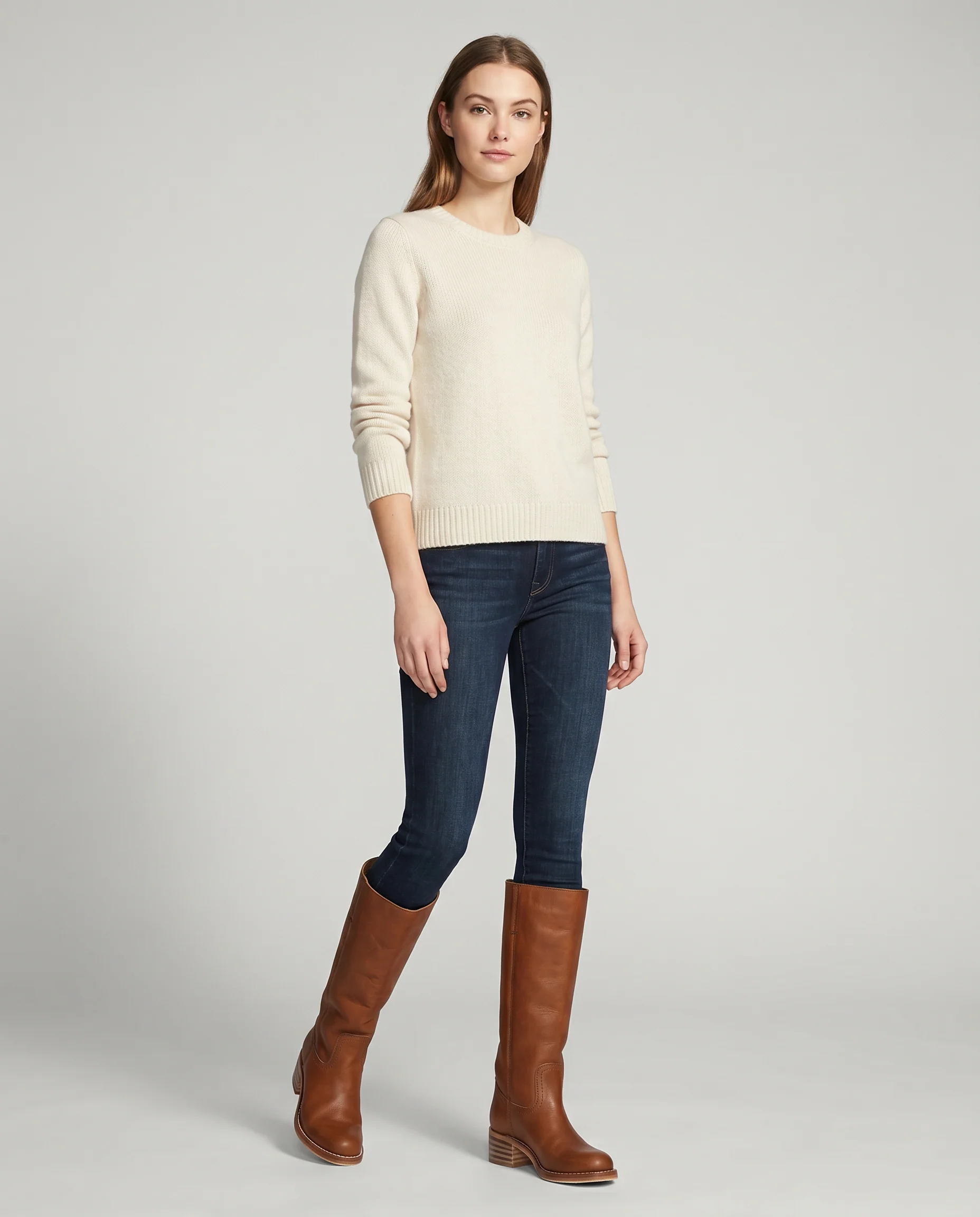 Women’s Cowboy Inspired Knee-High Boots - Image 2