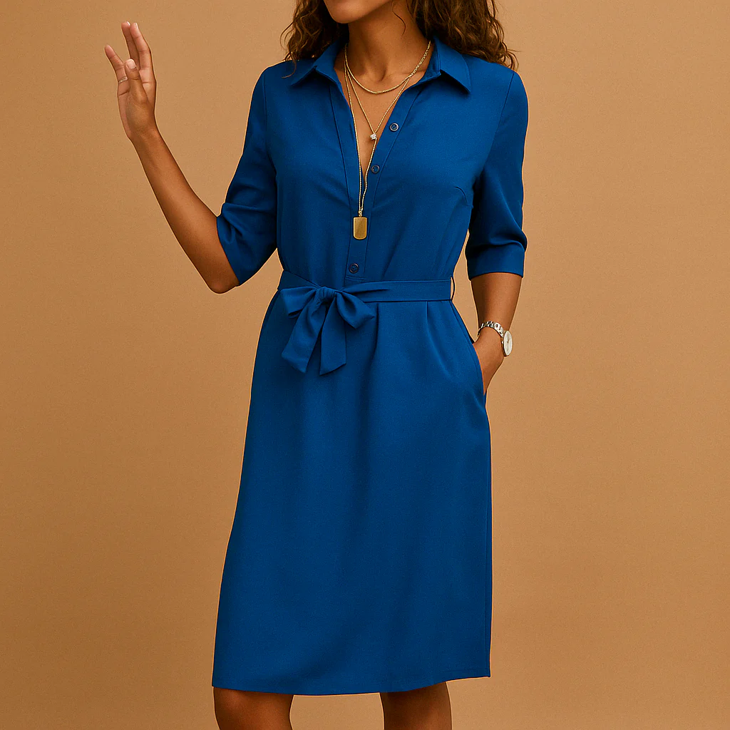 Women’s Relaxed Work Midi Dress - Image 2