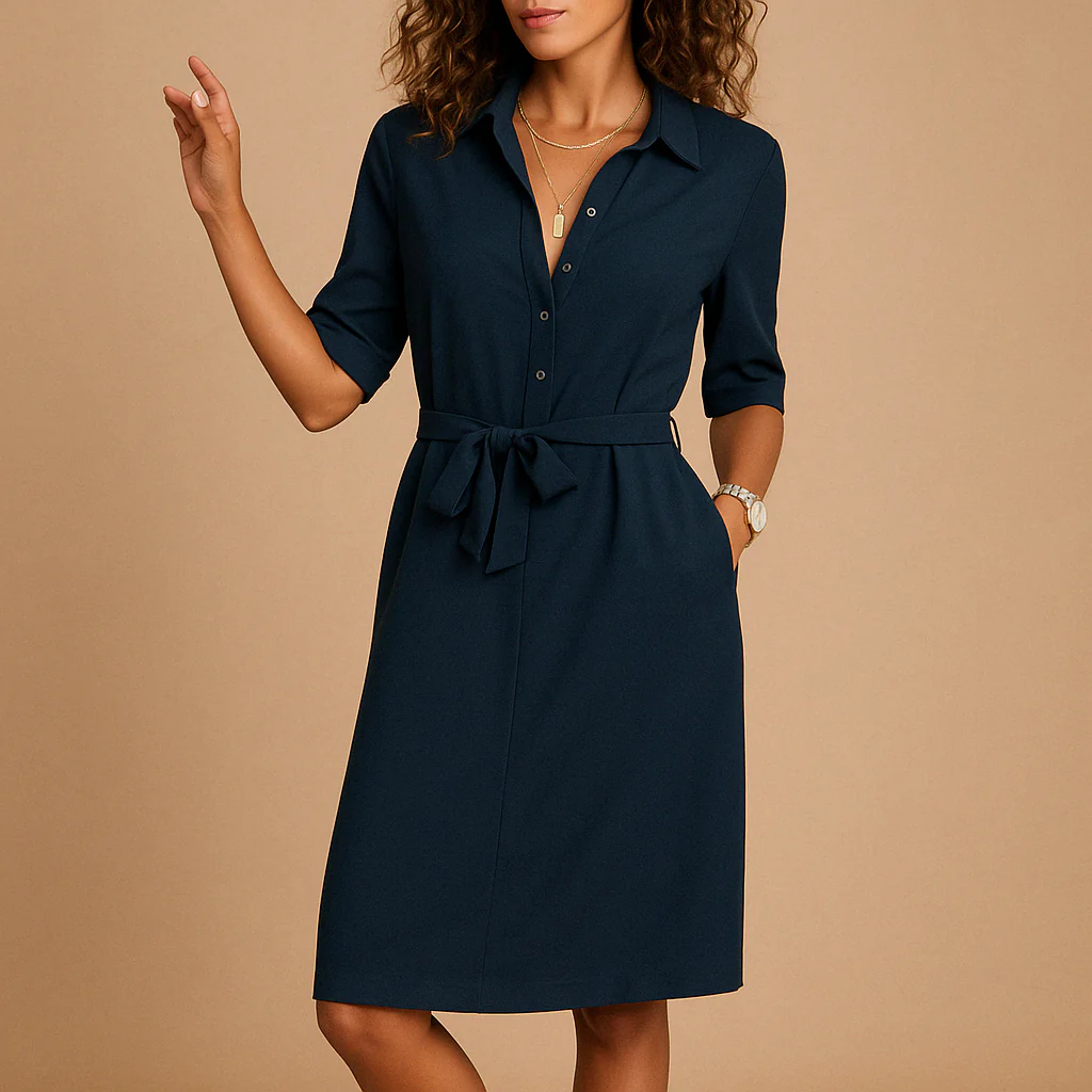 Women’s Relaxed Work Midi Dress - Image 4