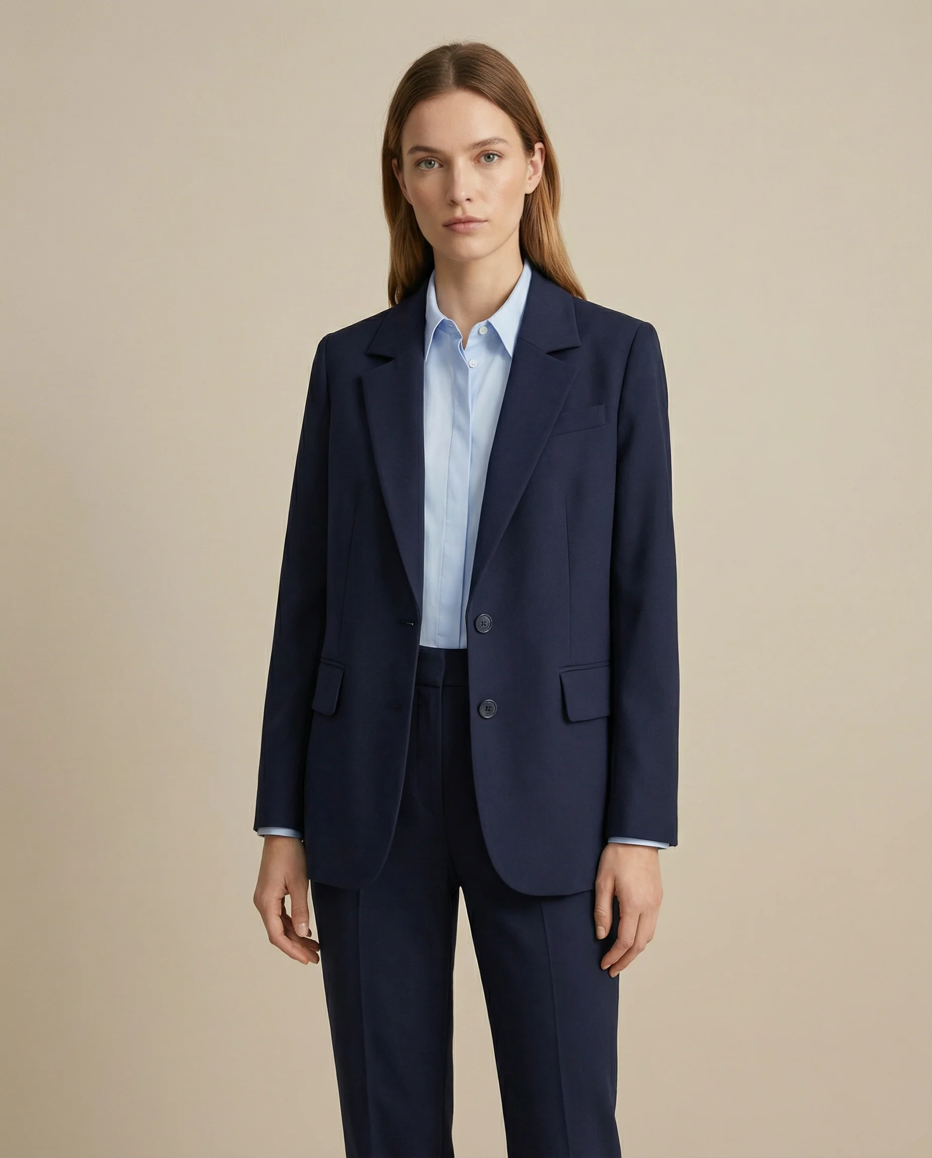 Women's Blazer – Tailored Loose Fit for Effortless Autumn Style - Image 2
