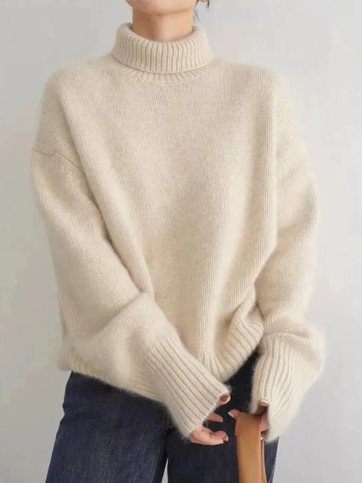 Women's Turtleneck Sweater - Image 2