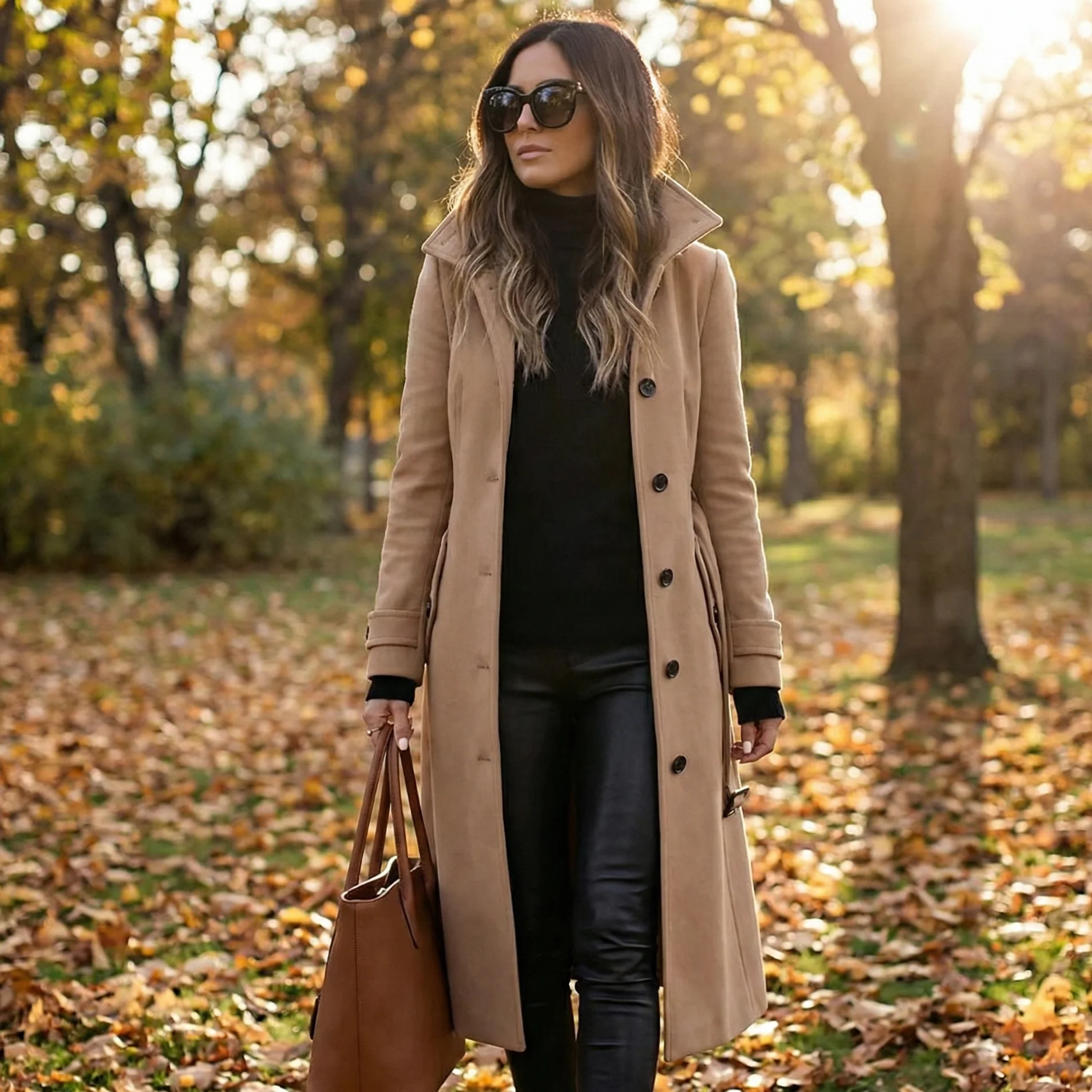 Women's Elegant Warm Trench Coat