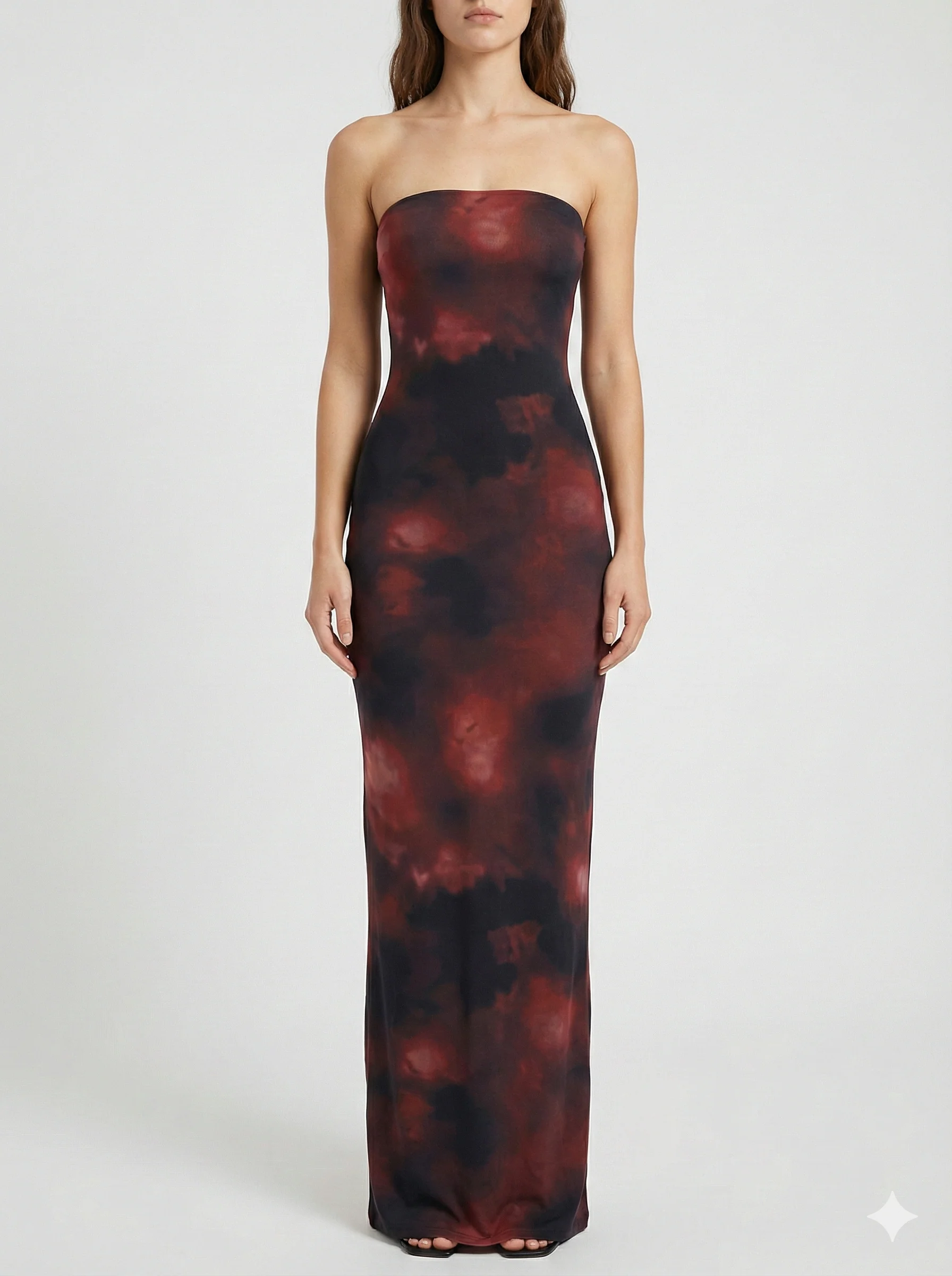 Strapless Printed Maxi Dress – Elegant Summer Evening Dress for Women - Image 5