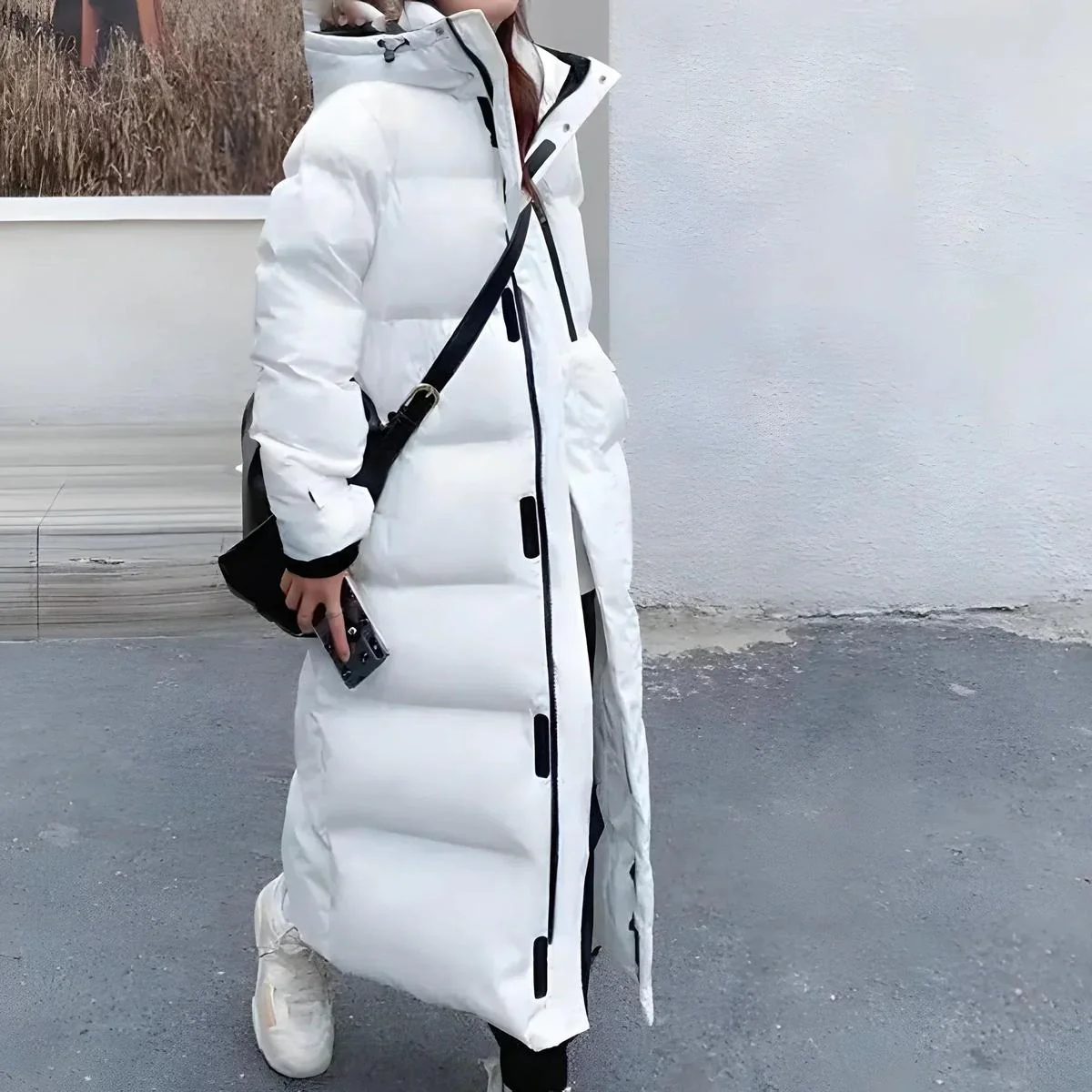 Long Women's Water and Windproof Winter Parka - Image 5